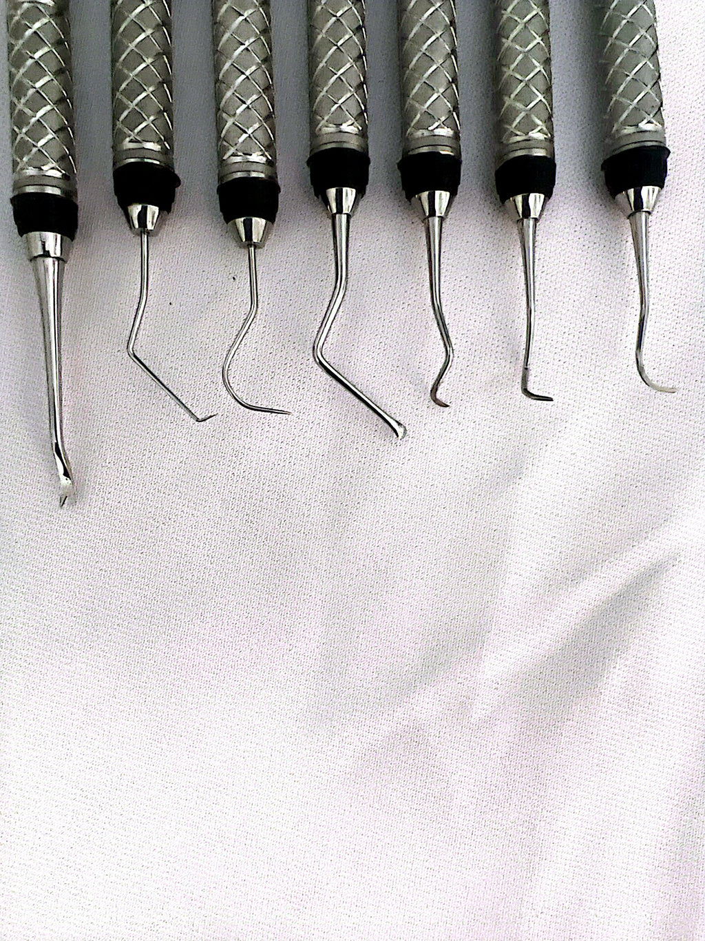 7 Pcs Gracey Curettes Set – Hollow Handle Periodontal Dental Surgical Instrument