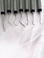 7 Pcs Gracey Curettes Set – Hollow Handle Periodontal Dental Surgical Instrument