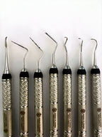 7 Pcs Gracey Curettes Set – Hollow Handle Periodontal Dental Surgical Instrument
