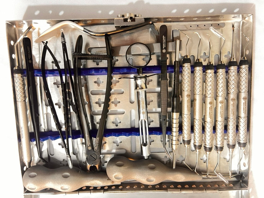 17 pieces Dental Kit
